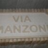 Targhe per vie in marmo pietra