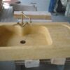 Lavello in marmo e pietra per cucina Modello 1 fonte e sgocciolatoio
