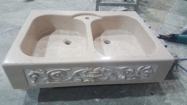 Lavello per cucina in marmo e pietra Mod. personalizzato