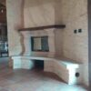 Rivestimento Camino in Pietra di Apricena