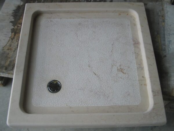 Piatto doccia in marmo pietra di Apricena | spessore 6cm | Edil Gemini